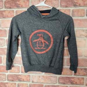 Penguin Boys Gray Pullover Hoodie